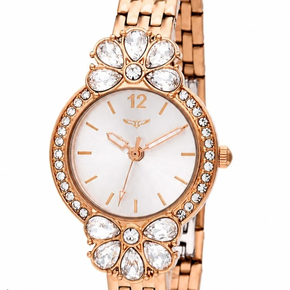 NEW Invicta‎ Wildflower Women's Watch - 30mm, Rose Gold (69109) #0503